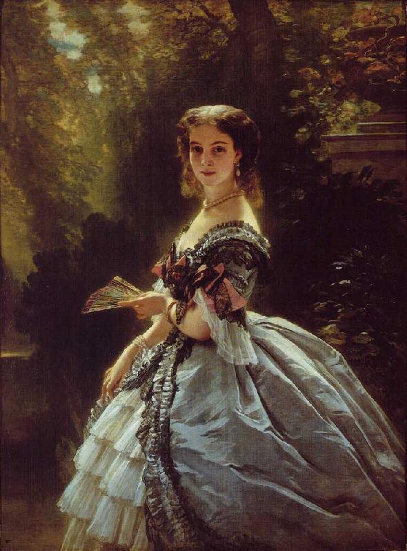 Franz Xaver Winterhalter Princess Elizabeth Esperovna Belosselsky-Belosenky, Princess Troubetskoi oil painting image